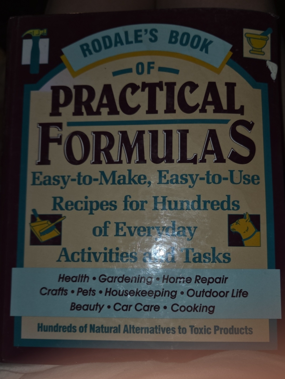 Rodale's Practical Formulas Cookbook — Cream and Teal Cover
